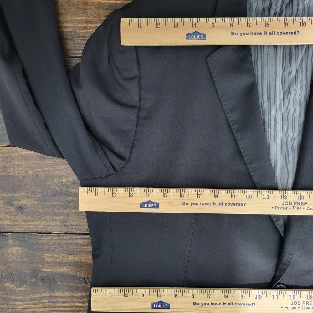 Banana Republic Mens Sport Coat Blazer Two Button Surgeon Marzotto Wool Size 48R